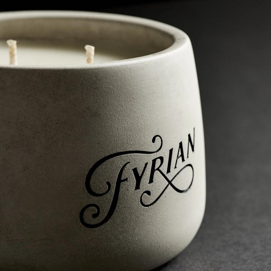 Black Leather Candle - Fyrian